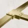 Antwerp Brushed Brass Wet Room Glass Enclosure Connector