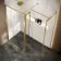 Antwerp Brushed Brass Wet Room Glass Enclosure Connector