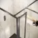 Antwerp Brushed Gunmetal Wet Room Glass Enclosure Connector