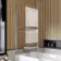 6mm L Shaped Easy Clean Bath Screen with Towel Rail