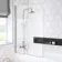 Venice 4mm Bath Screen - 1000mm