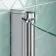 4mm P Shaped Bath Screen