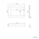 Traditional Slate Grey Wooden Bath End Panel 680mm