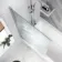 Geneva Fluted Effect Easy Clean 6mm Bath Screen - 800mm