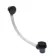 Matt Black Click Clack Bath Waste With Overflow