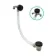 Matt Black Slimline Freeflow Bath Filler Waste and Overflow