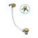 Brushed Brass Slimline Freeflow Bath Filler Waste and Overflow