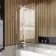 Lucan Easy Clean 6mm Chrome Folding Bath Screen - 800mm