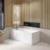 Lucan Easy Clean 6mm Brushed Copper Folding Bath Screen - 800mm