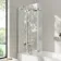 Lucan Easy Clean Chrome 6mm L Shaped Folding Bath Screen