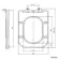 Houston Quick Release Premium Soft Close Slim Toilet Seat