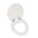 Hudson Traditional Cotton White Wooden Soft Close Seat