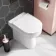 Denver Soft Close Seat for Comfort Height Back To Wall Toilet