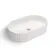 Missouri Matt White Fluted Pill Counter Top Stone Basin 500x320mm