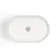 Missouri Matt White Fluted Pill Counter Top Stone Basin 500x320mm