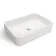 Missouri Matt White Fluted Rectangular Counter Top Stone Basin 500x360mm