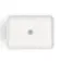 Missouri Matt White Fluted Rectangular Counter Top Stone Basin 500x360mm