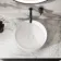 Missouri Matt White Round Counter Top Stone Basin 380mm