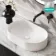 Missouri Matt White Pill Counter Top Stone Basin 500x320mm