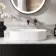 Missouri Matt White Pill Counter Top Stone Basin 500x320mm