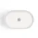 Missouri Matt White Pill Counter Top Stone Basin 500x320mm