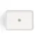 Missouri Matt White Rectangular Counter Top Stone Basin 500x360mm