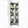 Madelyn Corner Stainless Steel Mirror cabinet 1200mm Tall