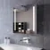 Emielia Illuminated LED Mirror Cabinet 600x600mm