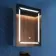 Haisley Cloakroom Illuminated LED Mirror Cabinet 600x450mm