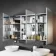 Elena Stainless Steel Mirror Cabinet 650x1200mm