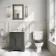 Graphite Grey Bathroom Mirror 700x500mm