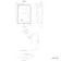 Olivia Matt Brass Illuminated LED Mirror Cabinet 710x500mm