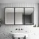 Mia Black Framed Illuminated LED Mirror Cabinet 710x1200mm