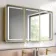 Olivia Matt Brass Illuminated LED Mirror Cabinet 710x1200mm