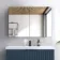 Aurora Matt Black Mirror Cabinet 700x1000mm
