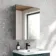 Esme Matt Black Recessed Mirror Cabinet 700x600mm
