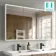 Esme Matt Black Illuminated LED Recessed Mirror Cabinet 700x1200mm