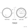 Delilah Brushed Brass Round Illuminated LED Mirror 600mm