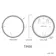 Delilah Brushed Brass Round Illuminated LED Mirror 800mm