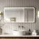 Mila Brushed Brass Illuminated LED Mirror 600x1200mm