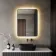 Mila Black Framed Backlit Illuminated LED Mirror With BLUETOOTH Speaker 800x600mm