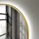 Ada Pill Brushed Brass Backlit Illuminated LED Mirror 900x500mm