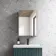 Esme Matt Black Recessed Mirror Cabinet 600x450mm