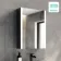 Selma Battery Powered Matt Black Illuminated LED Mirror Cabinet 600x450mm