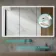 Margot Brushed Brass Illuminated LED Mirror Cabinet With BLUETOOTH Speaker & USB Port 700x600mm