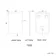 Mila Battery Powered Black Framed Backlit Illuminated LED Mirror 600x400mm