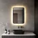 Mila Battery Powered Black Framed Backlit Illuminated LED Mirror 700x500mm