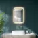 Mila Battery Powered Brushed Brass Backlit Illuminated LED Mirror 600x400mm