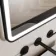 Maè Matt Black Illuminated LED Mirror 750x450mm