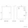 Nina Black Framed Mirror 700x500mm